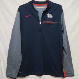 Nike Dri-Fit 1/4 zip Gonzaga Bulldogs Sweatshirt